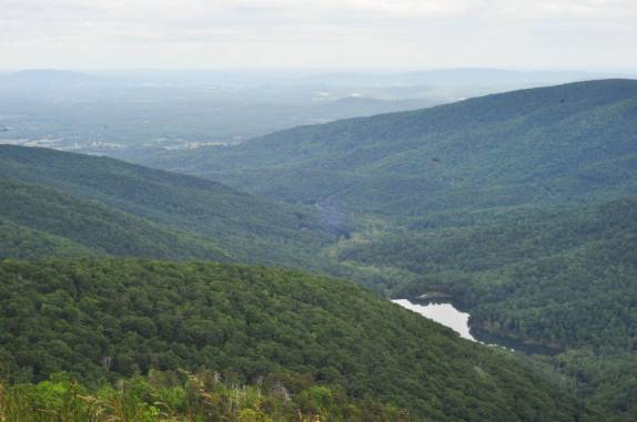 A bela paisagem dos Apalaches no Shenandoah National Park, na Virginia, Estados Unidos
